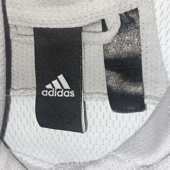🎄3/$15 NWOT Adidas Gray Hooded Pullover Sweatshirt - Picture 4 of 7